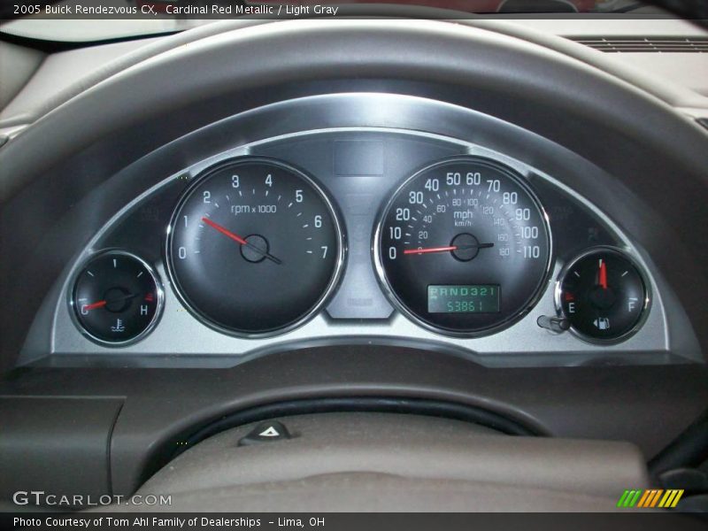 Cardinal Red Metallic / Light Gray 2005 Buick Rendezvous CX
