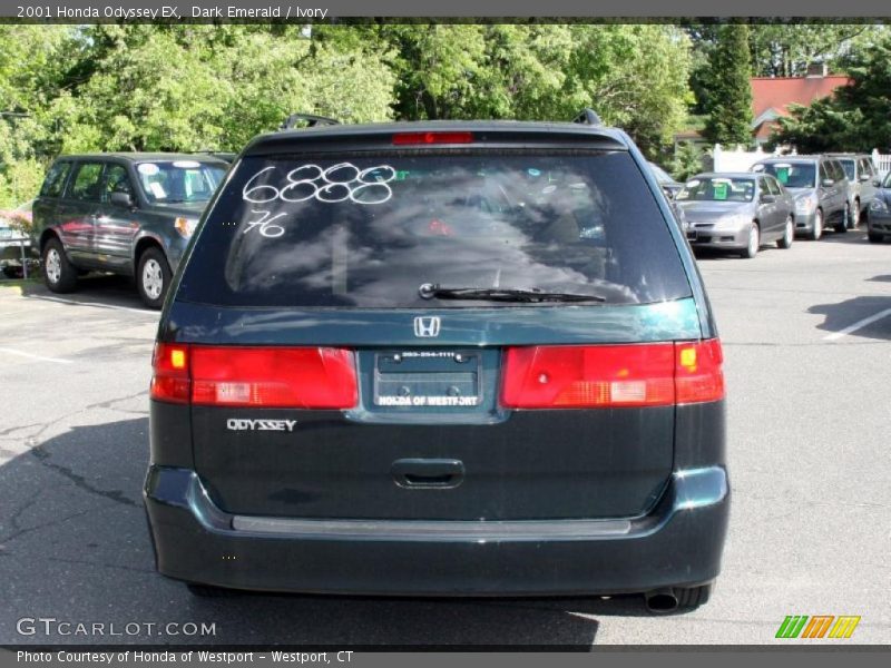Dark Emerald / Ivory 2001 Honda Odyssey EX