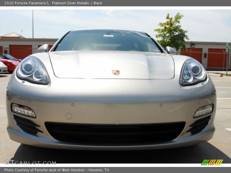 Platinum Silver Metallic / Black 2010 Porsche Panamera S