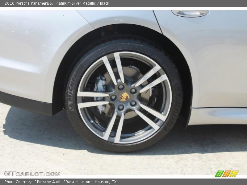 Platinum Silver Metallic / Black 2010 Porsche Panamera S
