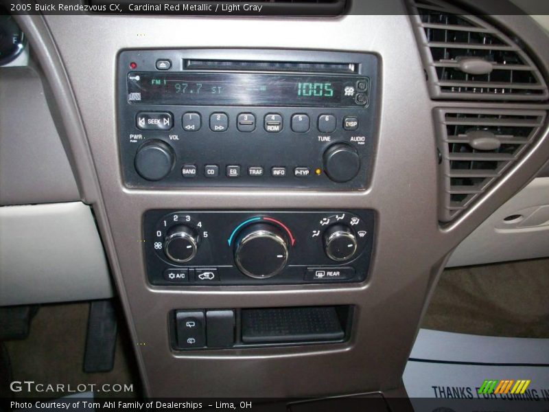 Cardinal Red Metallic / Light Gray 2005 Buick Rendezvous CX