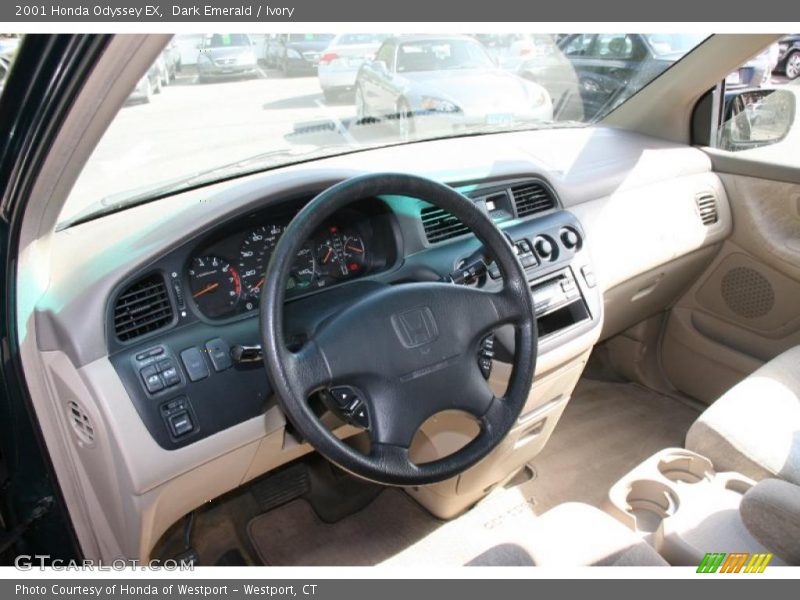 Dark Emerald / Ivory 2001 Honda Odyssey EX
