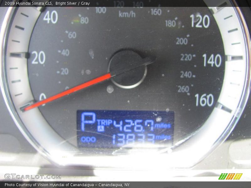 Bright Silver / Gray 2009 Hyundai Sonata GLS