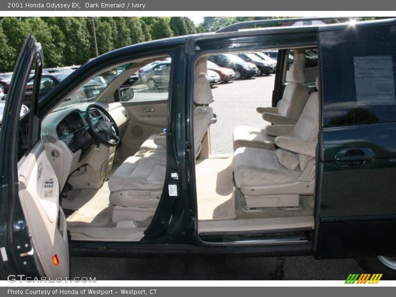 Dark Emerald / Ivory 2001 Honda Odyssey EX