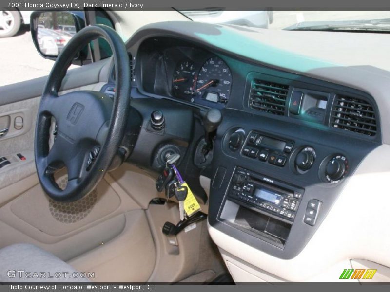 Dark Emerald / Ivory 2001 Honda Odyssey EX