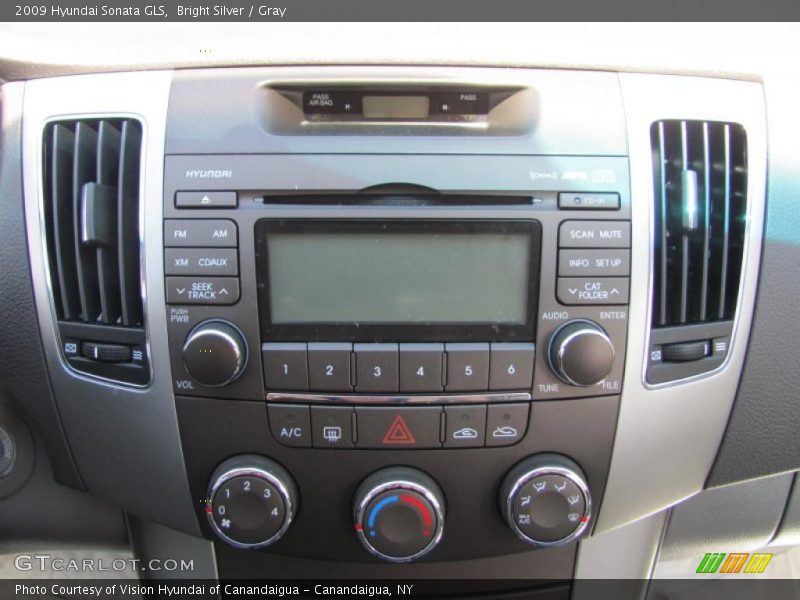 Bright Silver / Gray 2009 Hyundai Sonata GLS