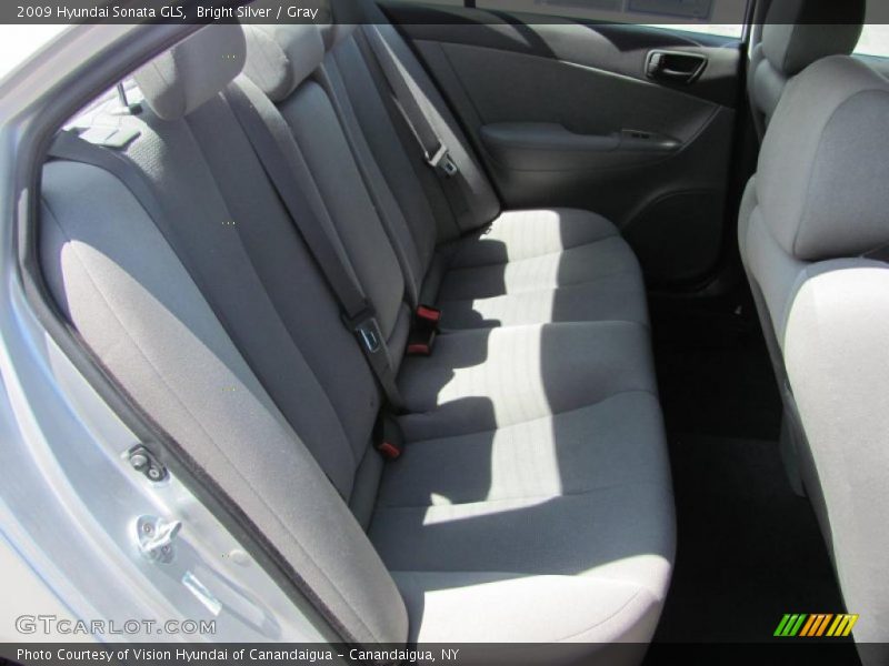 Bright Silver / Gray 2009 Hyundai Sonata GLS