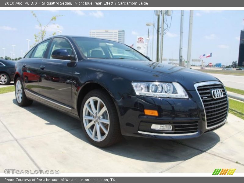 Night Blue Pearl Effect / Cardamom Beige 2010 Audi A6 3.0 TFSI quattro Sedan