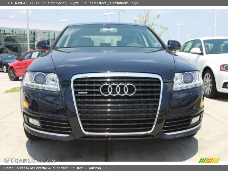 Night Blue Pearl Effect / Cardamom Beige 2010 Audi A6 3.0 TFSI quattro Sedan