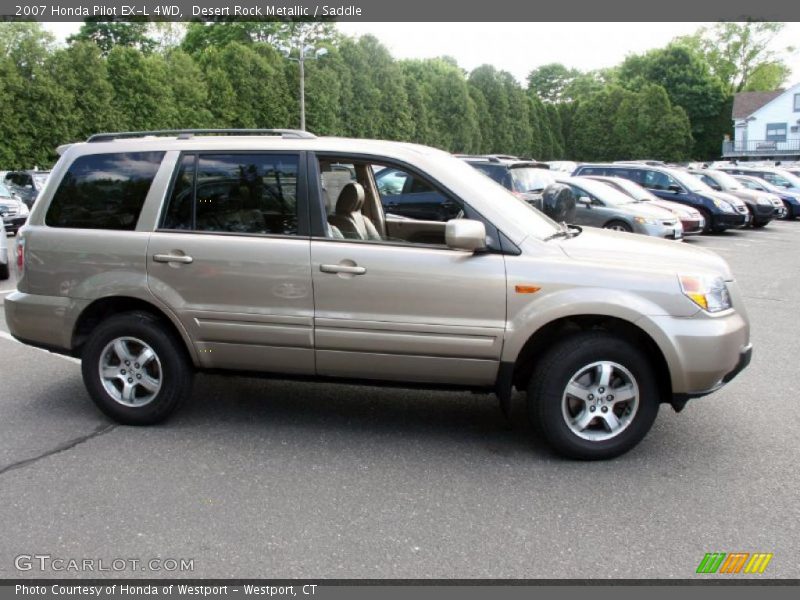 Desert Rock Metallic / Saddle 2007 Honda Pilot EX-L 4WD