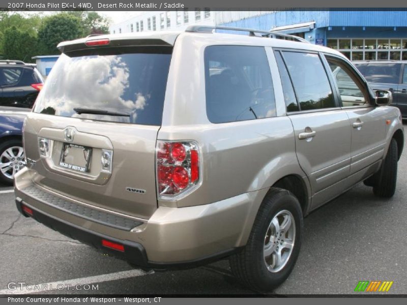 Desert Rock Metallic / Saddle 2007 Honda Pilot EX-L 4WD