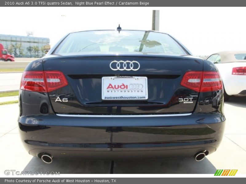 Night Blue Pearl Effect / Cardamom Beige 2010 Audi A6 3.0 TFSI quattro Sedan