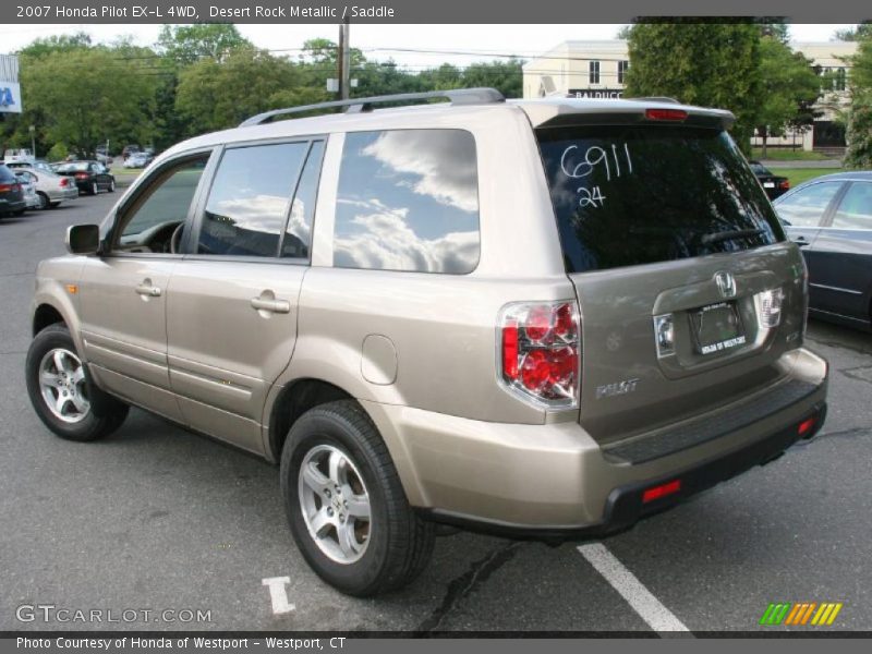 Desert Rock Metallic / Saddle 2007 Honda Pilot EX-L 4WD