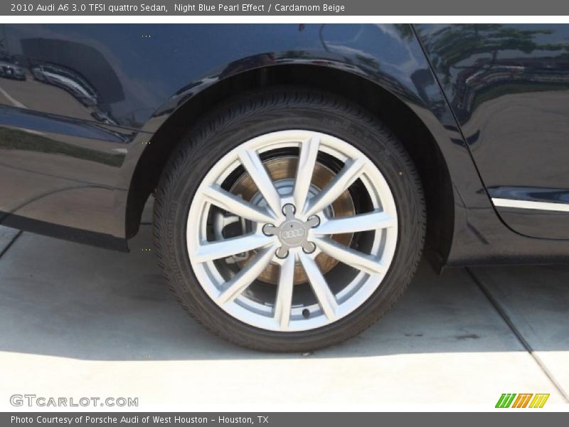 Night Blue Pearl Effect / Cardamom Beige 2010 Audi A6 3.0 TFSI quattro Sedan