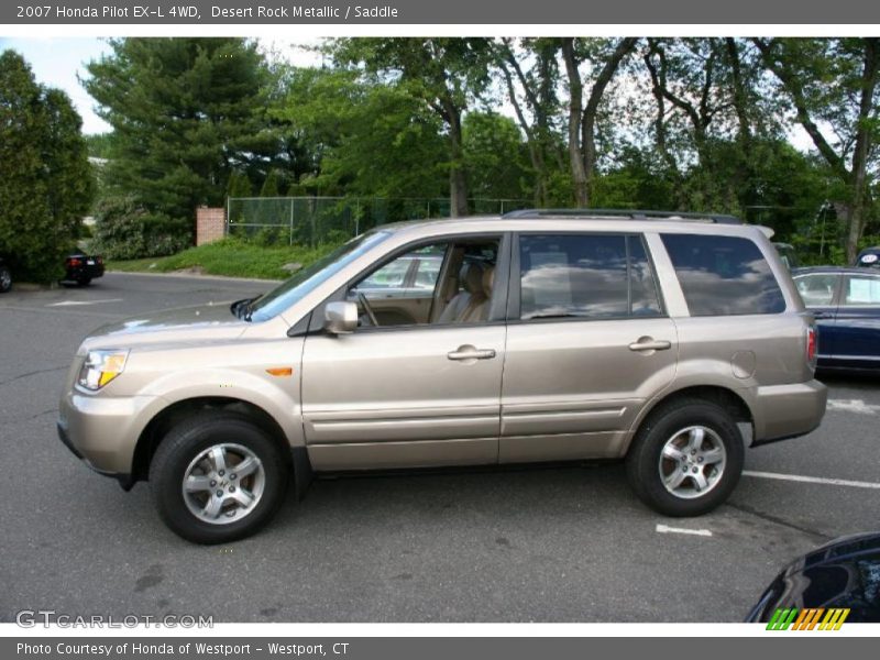 Desert Rock Metallic / Saddle 2007 Honda Pilot EX-L 4WD