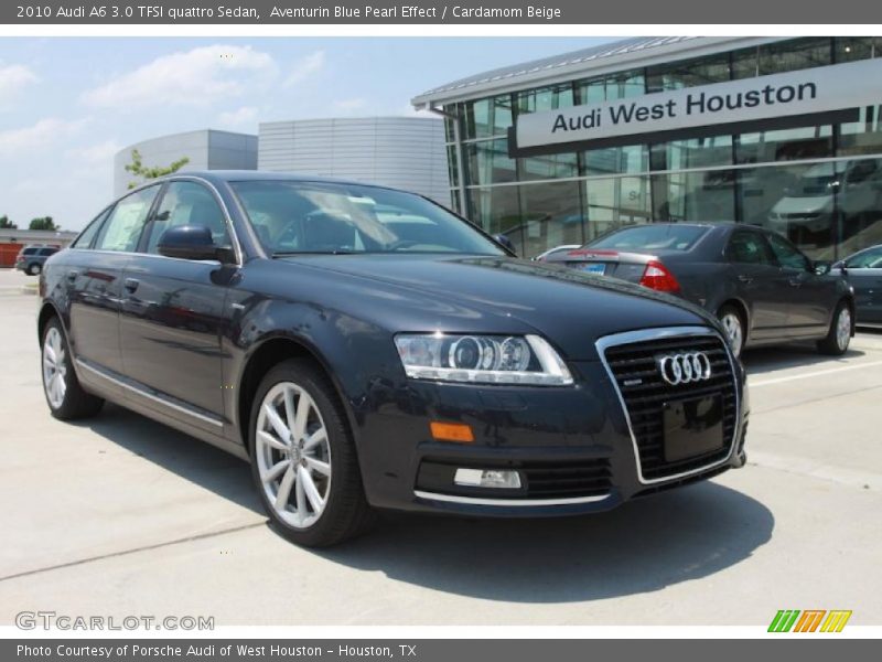 Aventurin Blue Pearl Effect / Cardamom Beige 2010 Audi A6 3.0 TFSI quattro Sedan