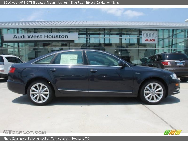 Aventurin Blue Pearl Effect / Cardamom Beige 2010 Audi A6 3.0 TFSI quattro Sedan