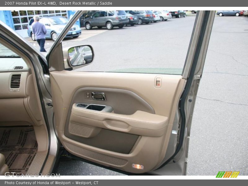 Desert Rock Metallic / Saddle 2007 Honda Pilot EX-L 4WD