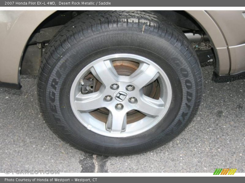 Desert Rock Metallic / Saddle 2007 Honda Pilot EX-L 4WD