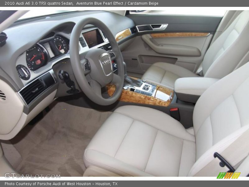 Aventurin Blue Pearl Effect / Cardamom Beige 2010 Audi A6 3.0 TFSI quattro Sedan