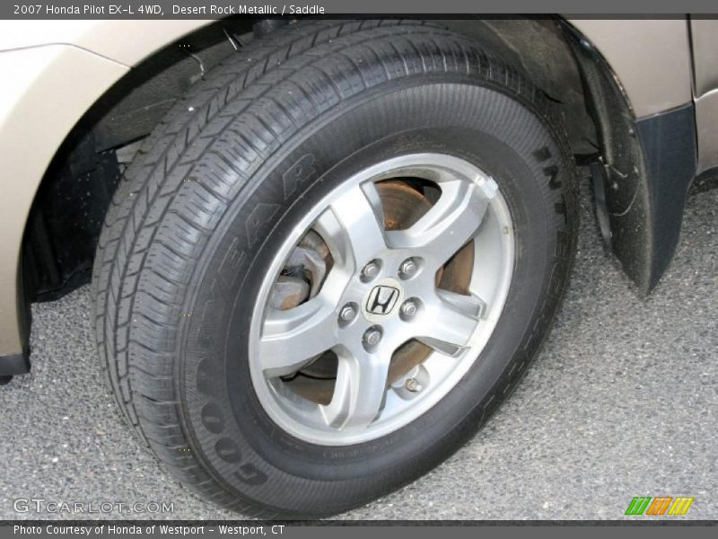 Desert Rock Metallic / Saddle 2007 Honda Pilot EX-L 4WD