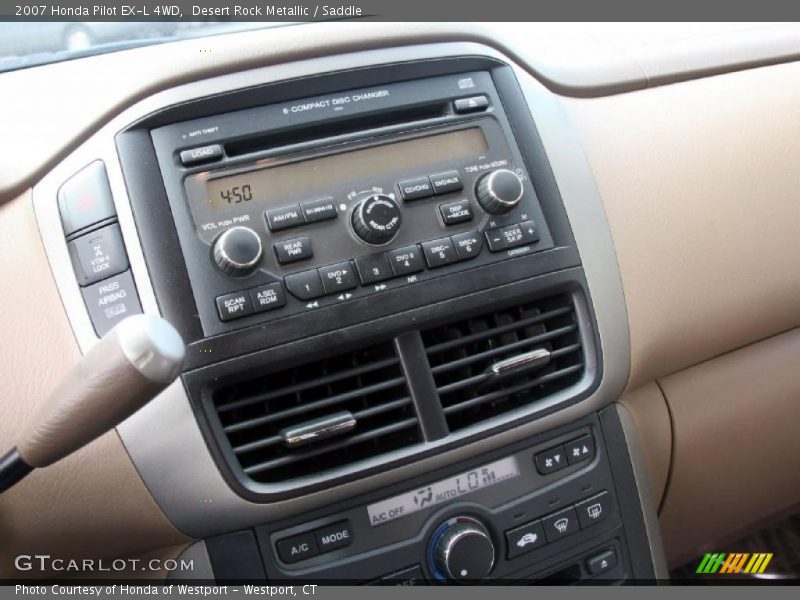 Desert Rock Metallic / Saddle 2007 Honda Pilot EX-L 4WD
