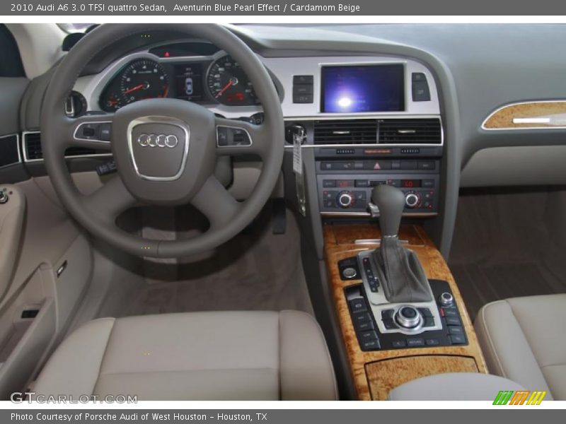 Aventurin Blue Pearl Effect / Cardamom Beige 2010 Audi A6 3.0 TFSI quattro Sedan