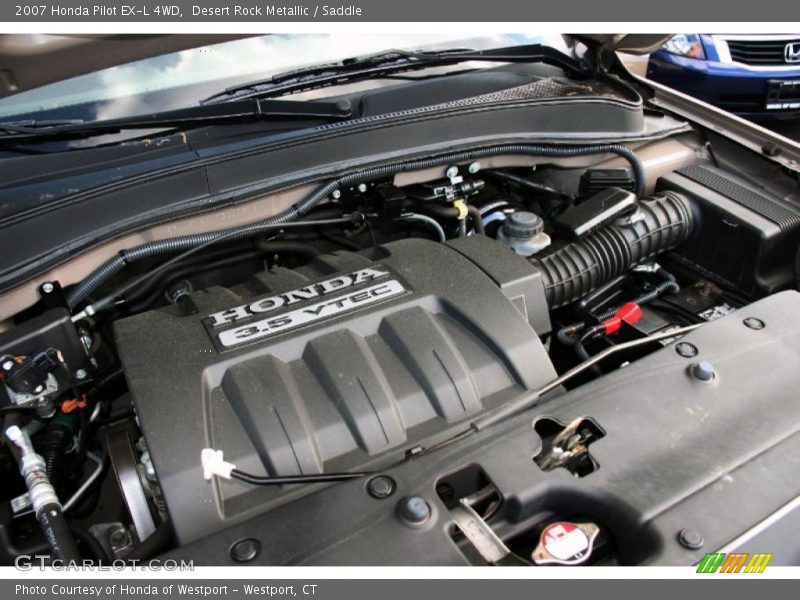 Desert Rock Metallic / Saddle 2007 Honda Pilot EX-L 4WD