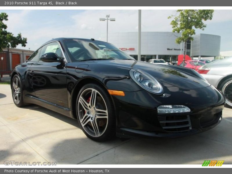 Black / Black 2010 Porsche 911 Targa 4S
