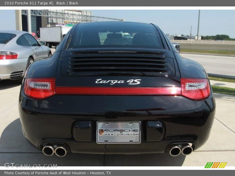 Black / Black 2010 Porsche 911 Targa 4S