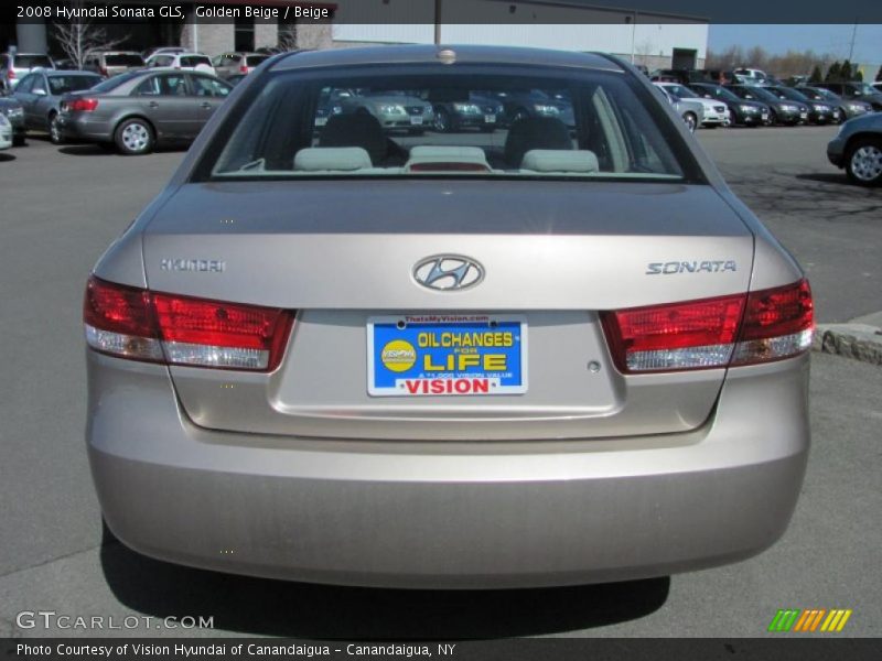 Golden Beige / Beige 2008 Hyundai Sonata GLS