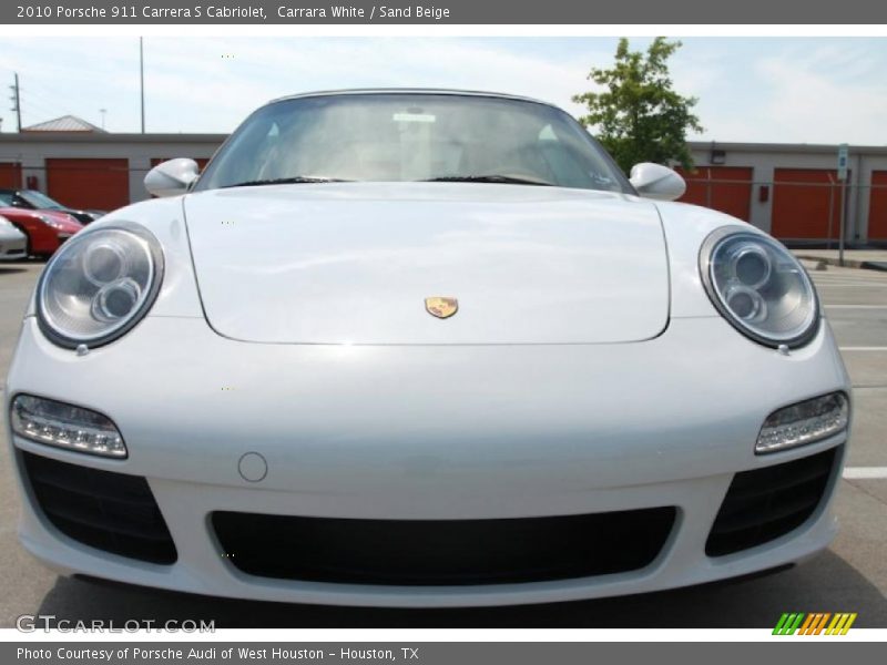 Carrara White / Sand Beige 2010 Porsche 911 Carrera S Cabriolet