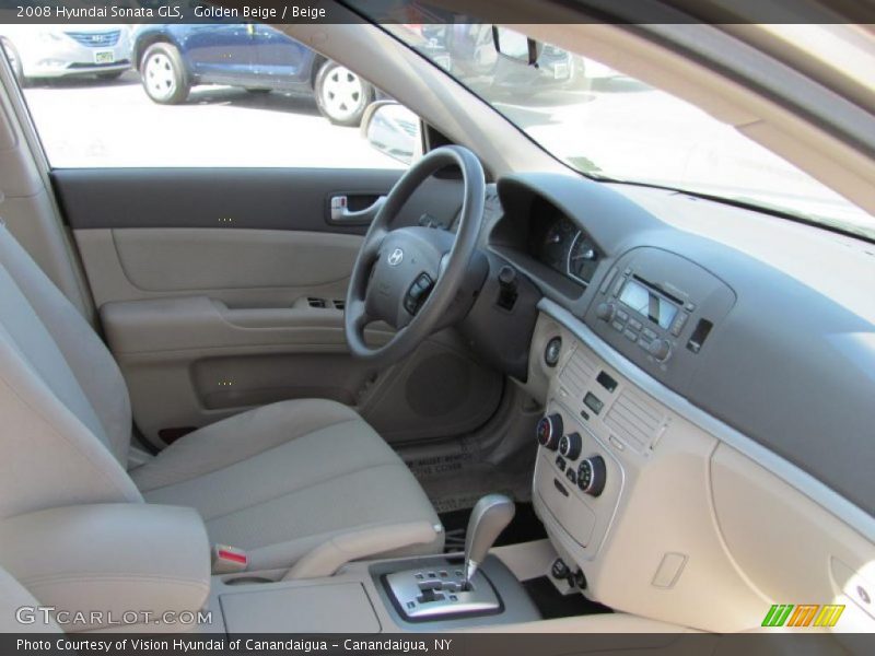 Golden Beige / Beige 2008 Hyundai Sonata GLS