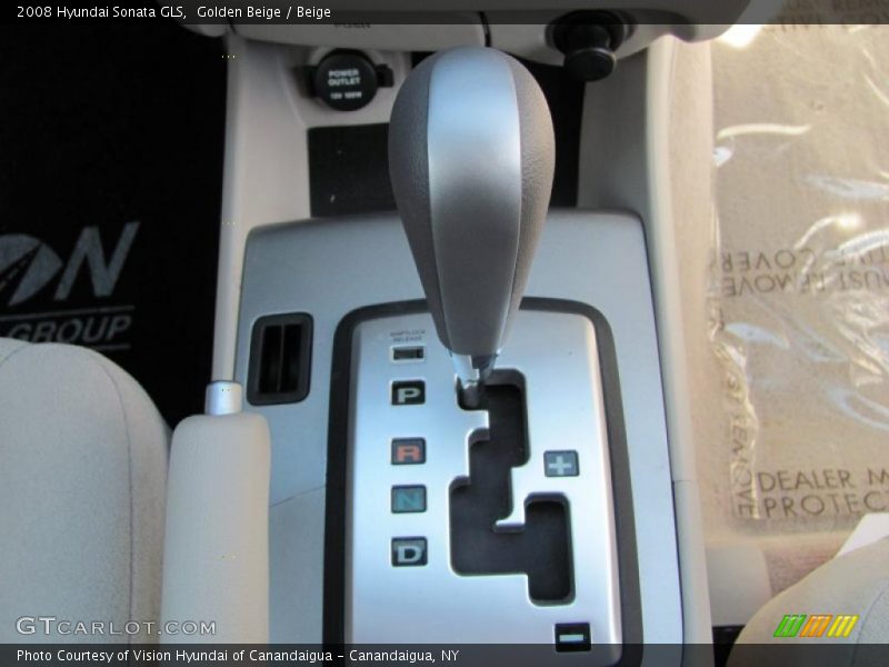 Golden Beige / Beige 2008 Hyundai Sonata GLS