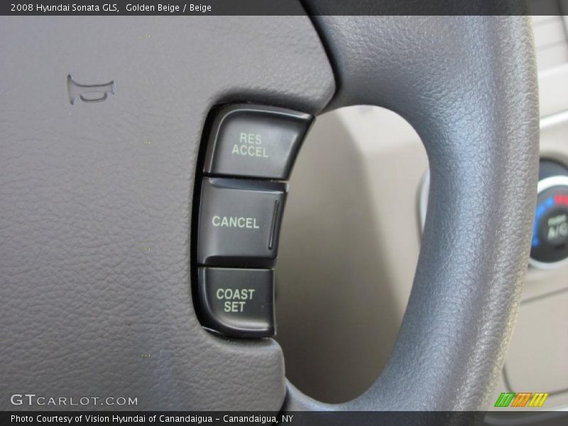 Golden Beige / Beige 2008 Hyundai Sonata GLS