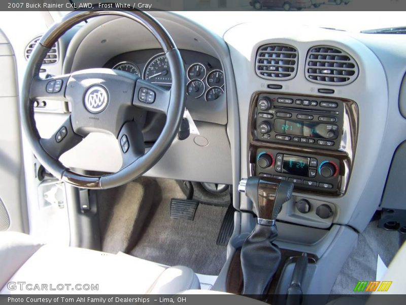 Frost White / Gray 2007 Buick Rainier CXL AWD