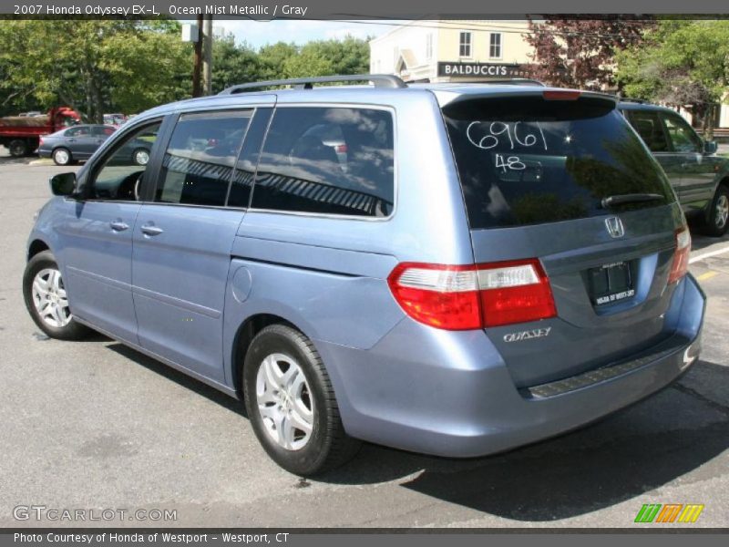 Ocean Mist Metallic / Gray 2007 Honda Odyssey EX-L
