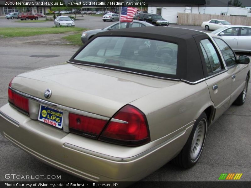 Harvest Gold Metallic / Medium Parchment 2000 Mercury Grand Marquis LS