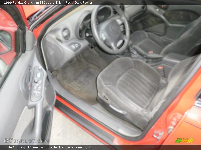 Bright Red / Dark Pewter 1999 Pontiac Grand Am SE Sedan