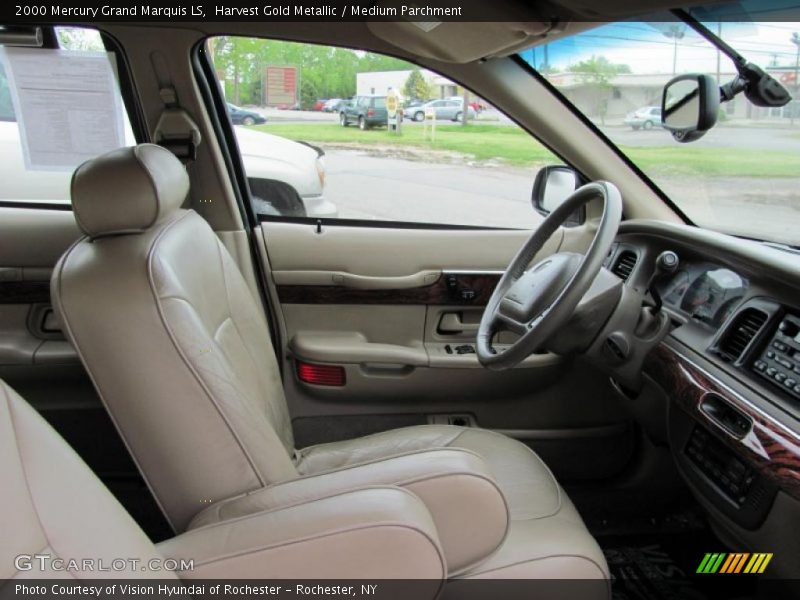 Harvest Gold Metallic / Medium Parchment 2000 Mercury Grand Marquis LS