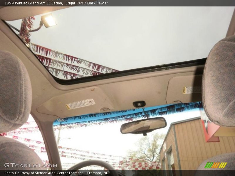 Bright Red / Dark Pewter 1999 Pontiac Grand Am SE Sedan