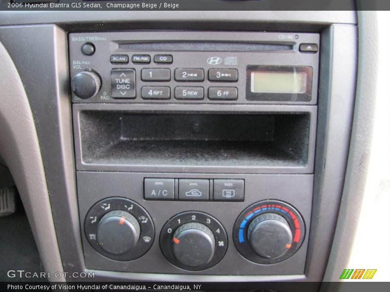Champagne Beige / Beige 2006 Hyundai Elantra GLS Sedan