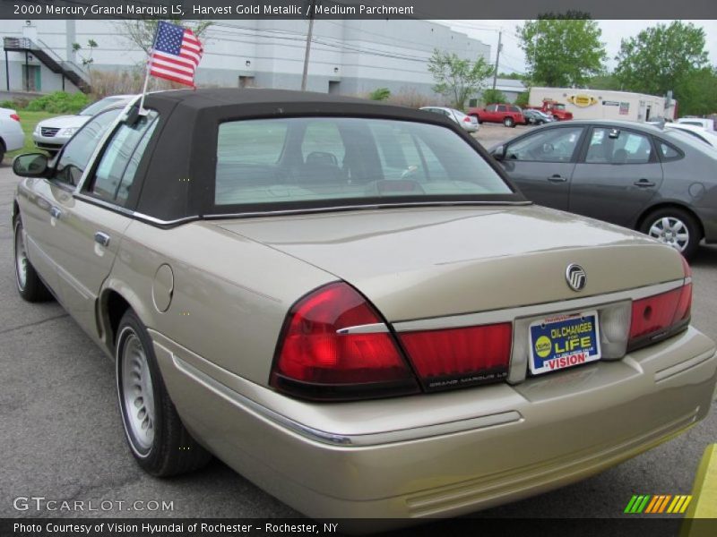 Harvest Gold Metallic / Medium Parchment 2000 Mercury Grand Marquis LS