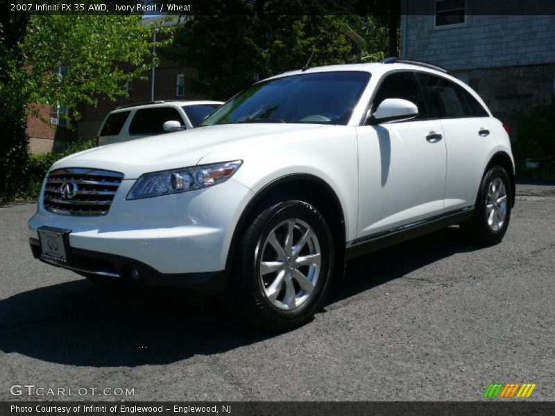 Ivory Pearl / Wheat 2007 Infiniti FX 35 AWD