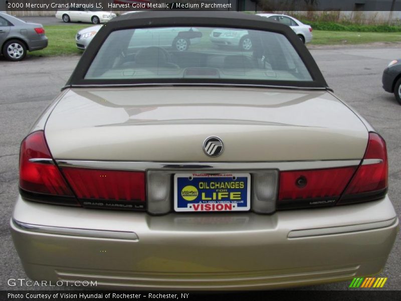 Harvest Gold Metallic / Medium Parchment 2000 Mercury Grand Marquis LS