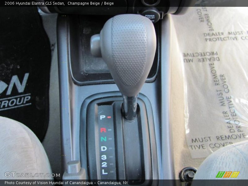 Champagne Beige / Beige 2006 Hyundai Elantra GLS Sedan