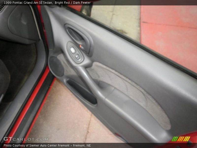 Bright Red / Dark Pewter 1999 Pontiac Grand Am SE Sedan