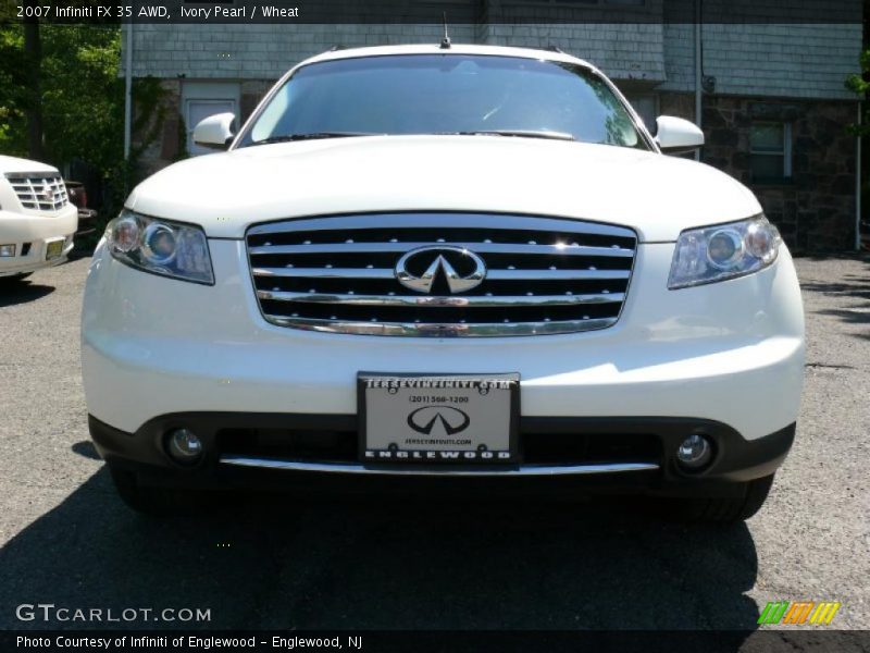 Ivory Pearl / Wheat 2007 Infiniti FX 35 AWD