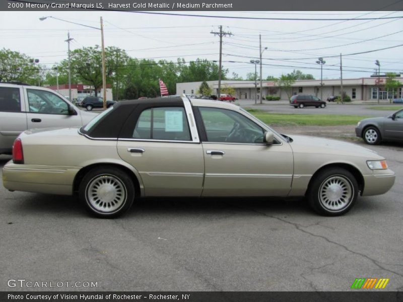Harvest Gold Metallic / Medium Parchment 2000 Mercury Grand Marquis LS