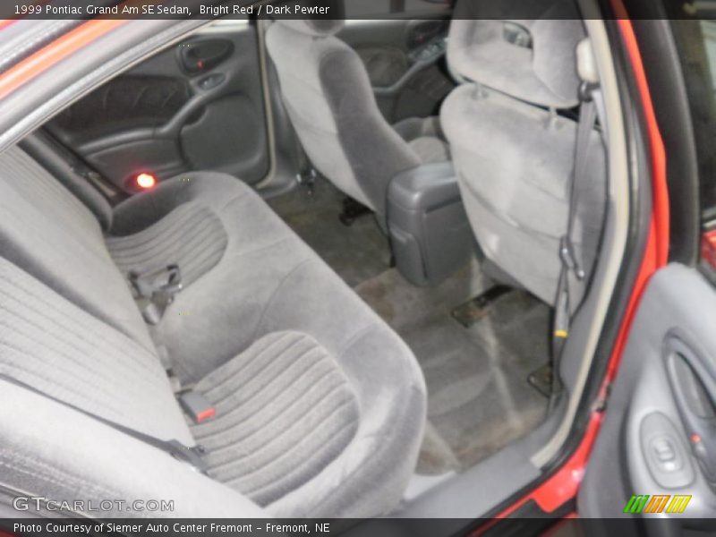 Bright Red / Dark Pewter 1999 Pontiac Grand Am SE Sedan